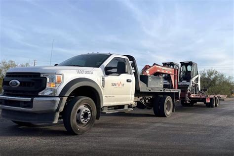 cdl to pull skid steer|skid steer truck.